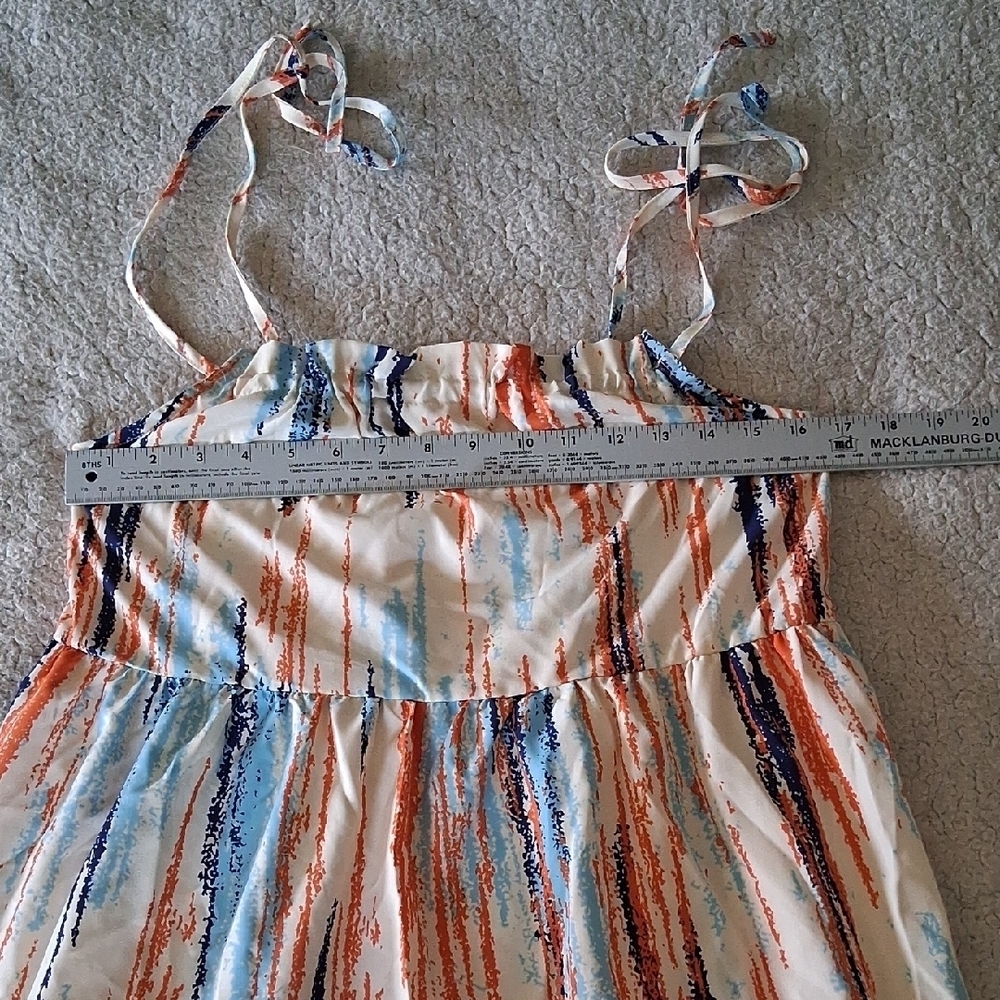 New Emery Rose Vibrant Brushstroke Midi Dress - Picture 3 of 5